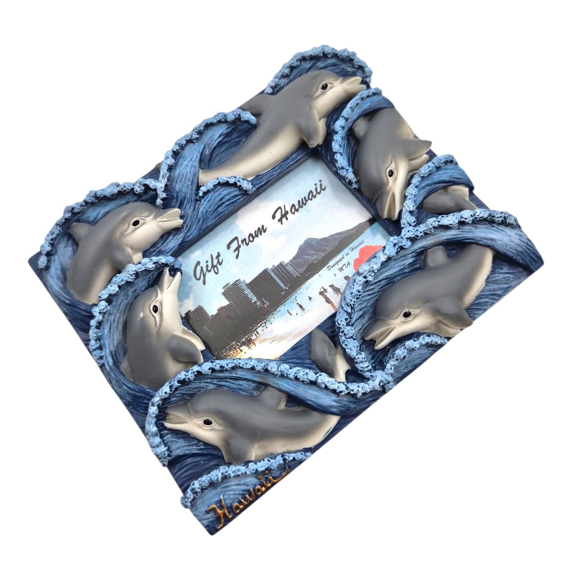 90s 하와이 헤엄 돌고래 3D 탁상 액자 상품이미지4