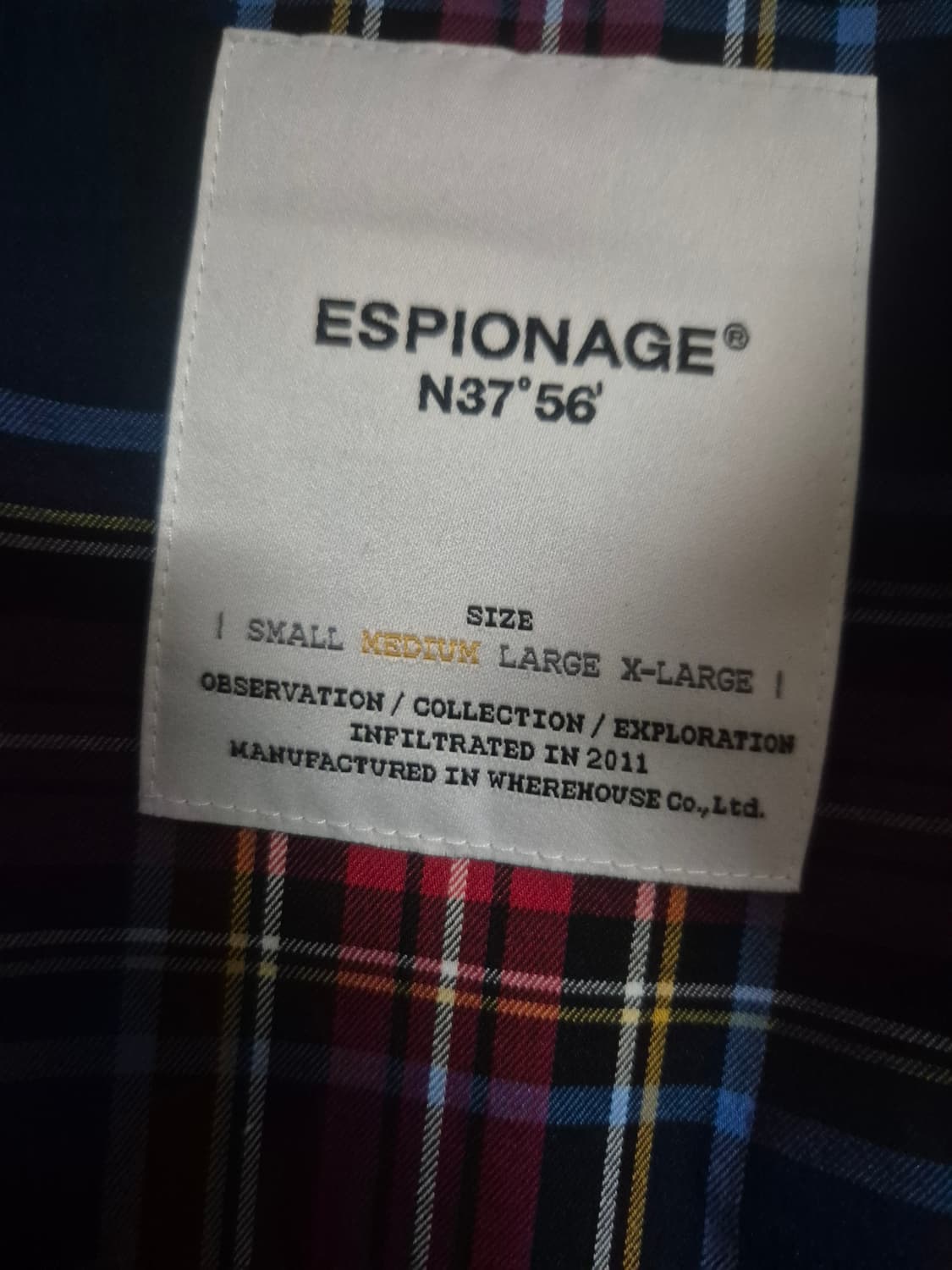 에스피오나지 해링턴봄자켓m 100 상품이미지6