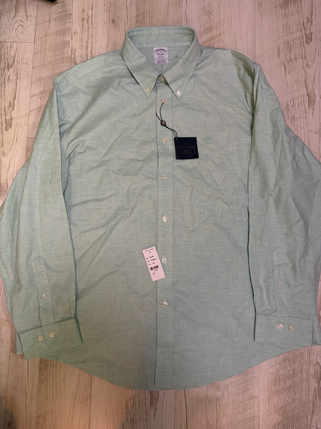 [XXL] 브룩스 브라더스 남성 셔츠 새상품 그린 상품이미지2