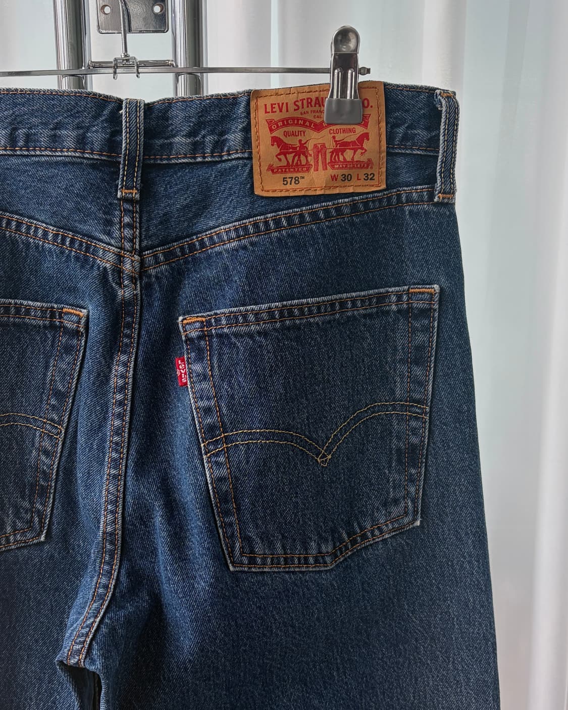 [31인치]리바이스 578 배기 루즈 스트레이트 데님 팬츠 상품이미지5