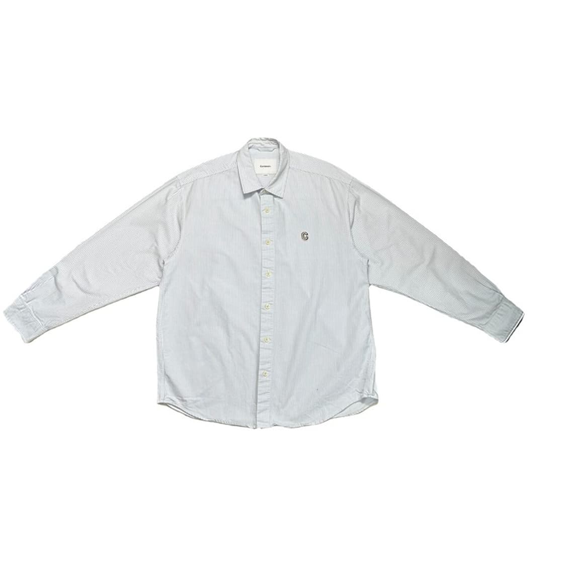 커버낫 C로고 옥스퍼드 스트라이프 셔츠 L 상품이미지1