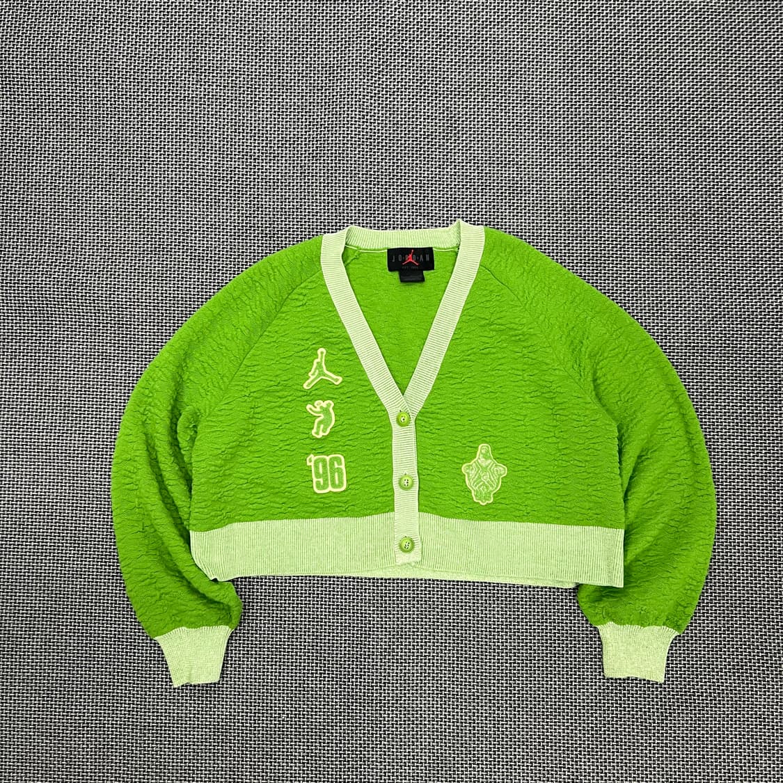 나이키 조던X유니온X베피스 옐로우그린 가디건 상품이미지1
