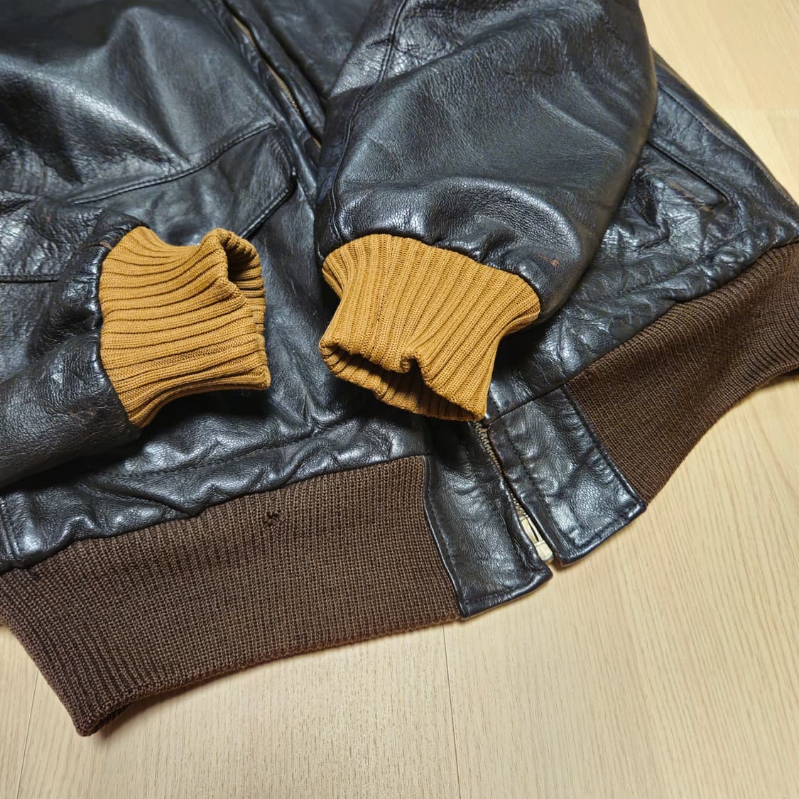 70s LLBean G-1 레더자켓 44사이즈 상품이미지5