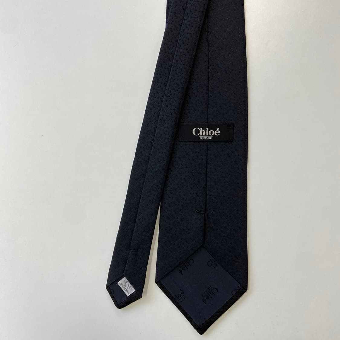 끌로에(chloe) 명품 정품 블랙넥타이 상품이미지2