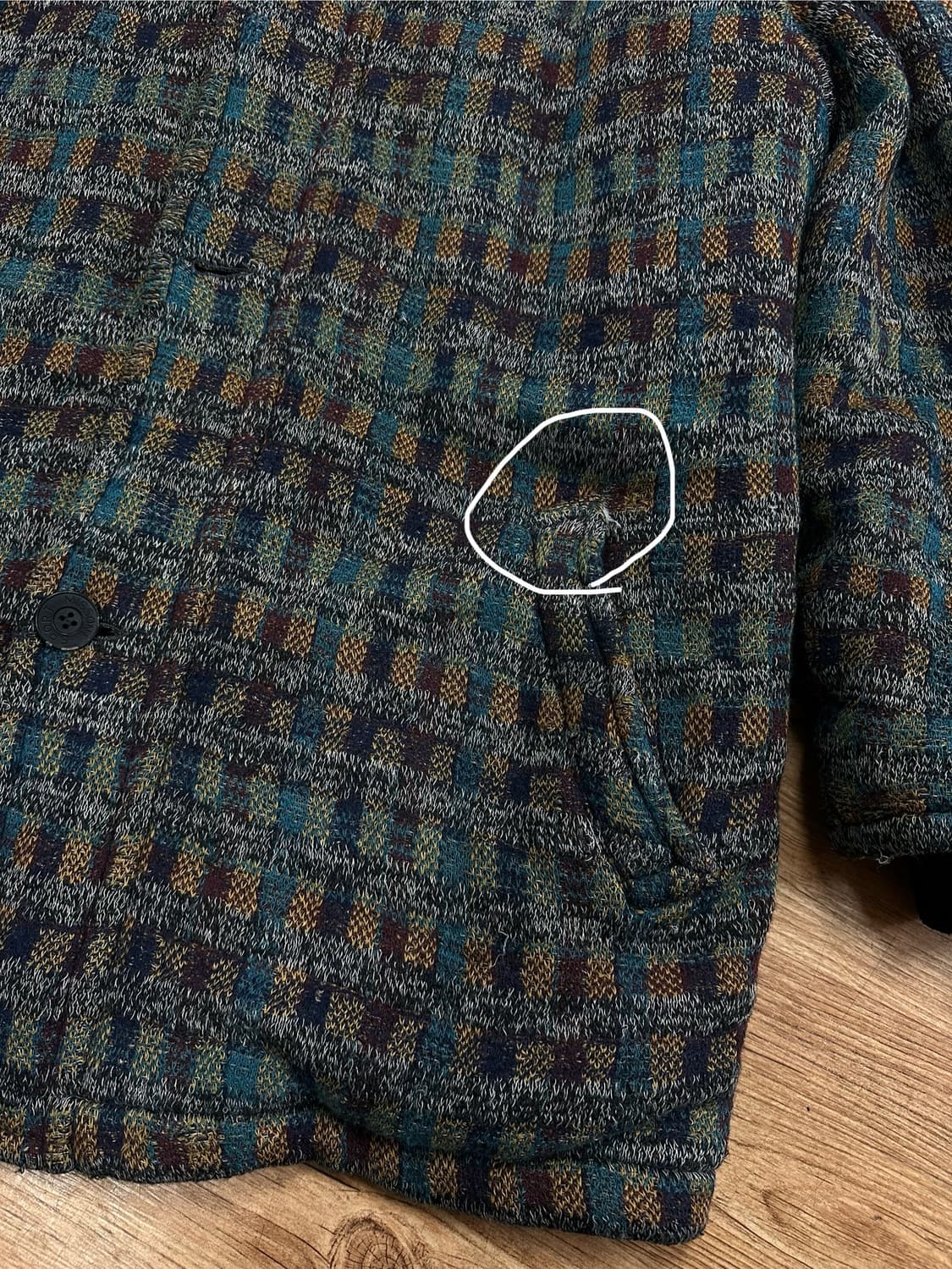 (M)미쏘니 스포츠 빈티치 패브릭 코트 상품이미지3