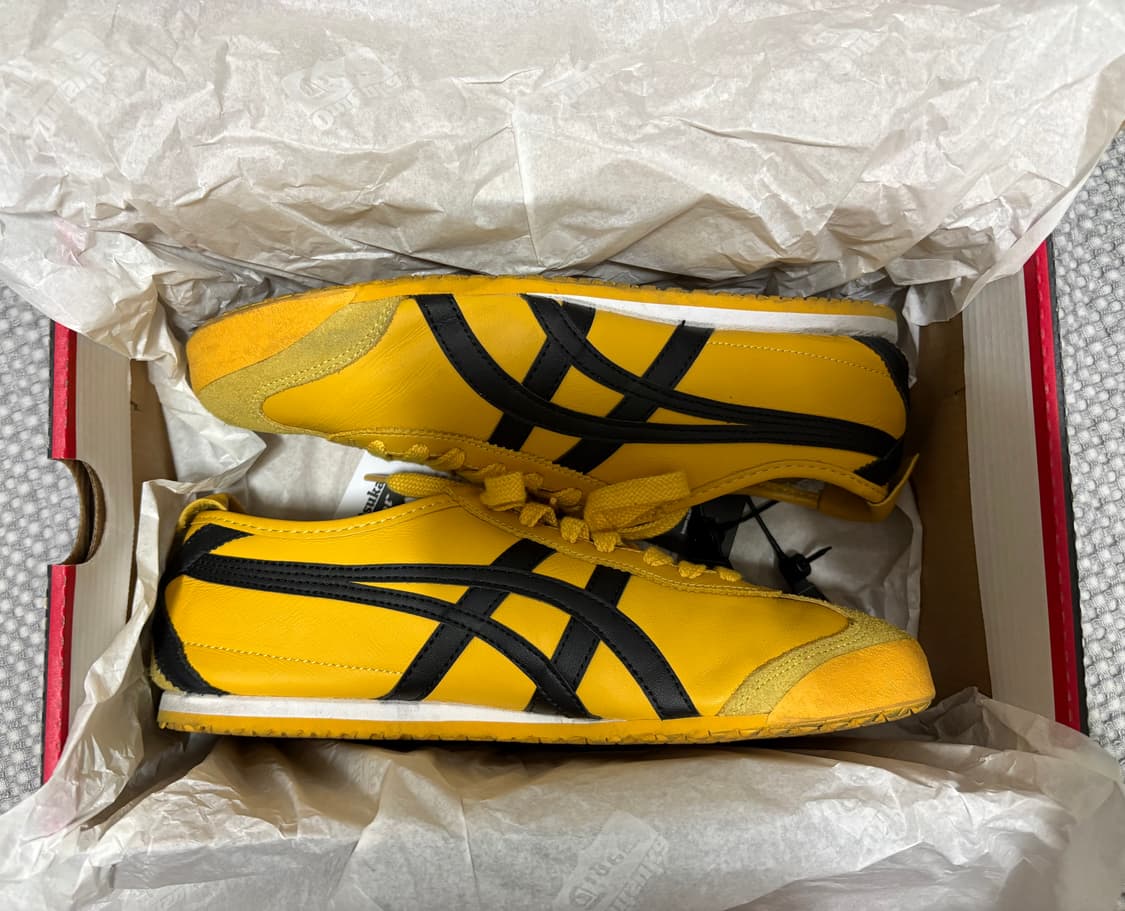 오니츠카 타이거 멕시코 66 옐로우 블랙 260 상품이미지4