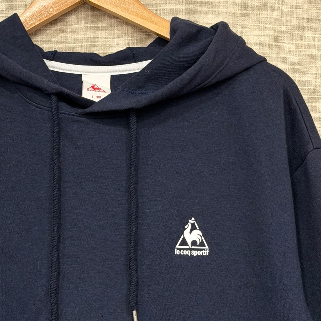 르꼬끄 백로고 후드티 100 L 다크네이비 상품이미지2