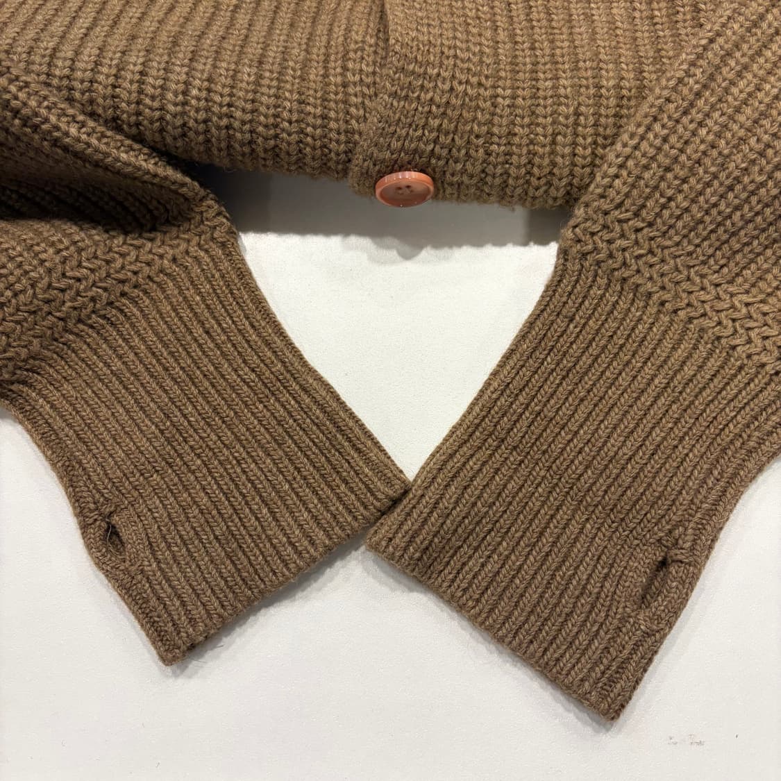[XL] 커버낫 브라운 립 니트 가디건 B675 상품이미지8