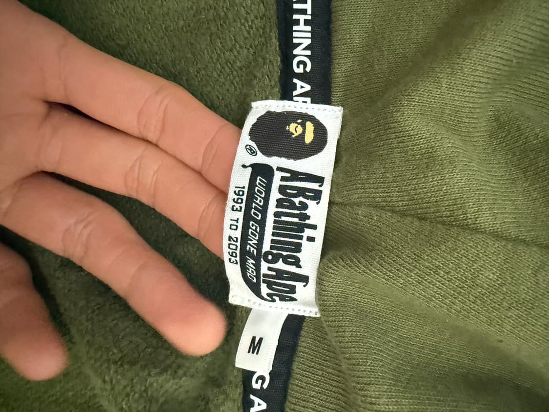 베이프 더블샤크 후드집업 M 상품이미지5