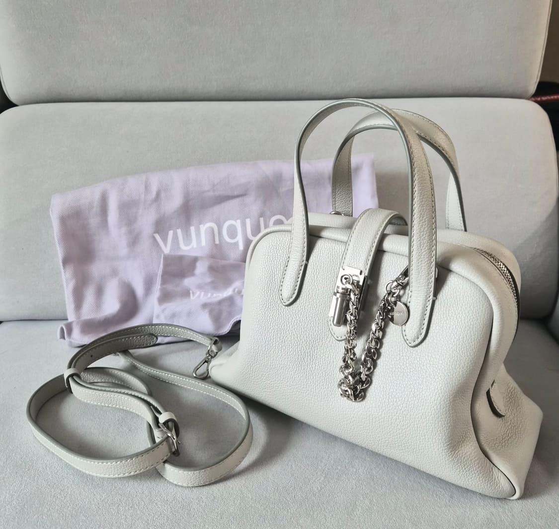 (체인포함)분크 토크 토트백 S 라이트베이지 상품이미지1