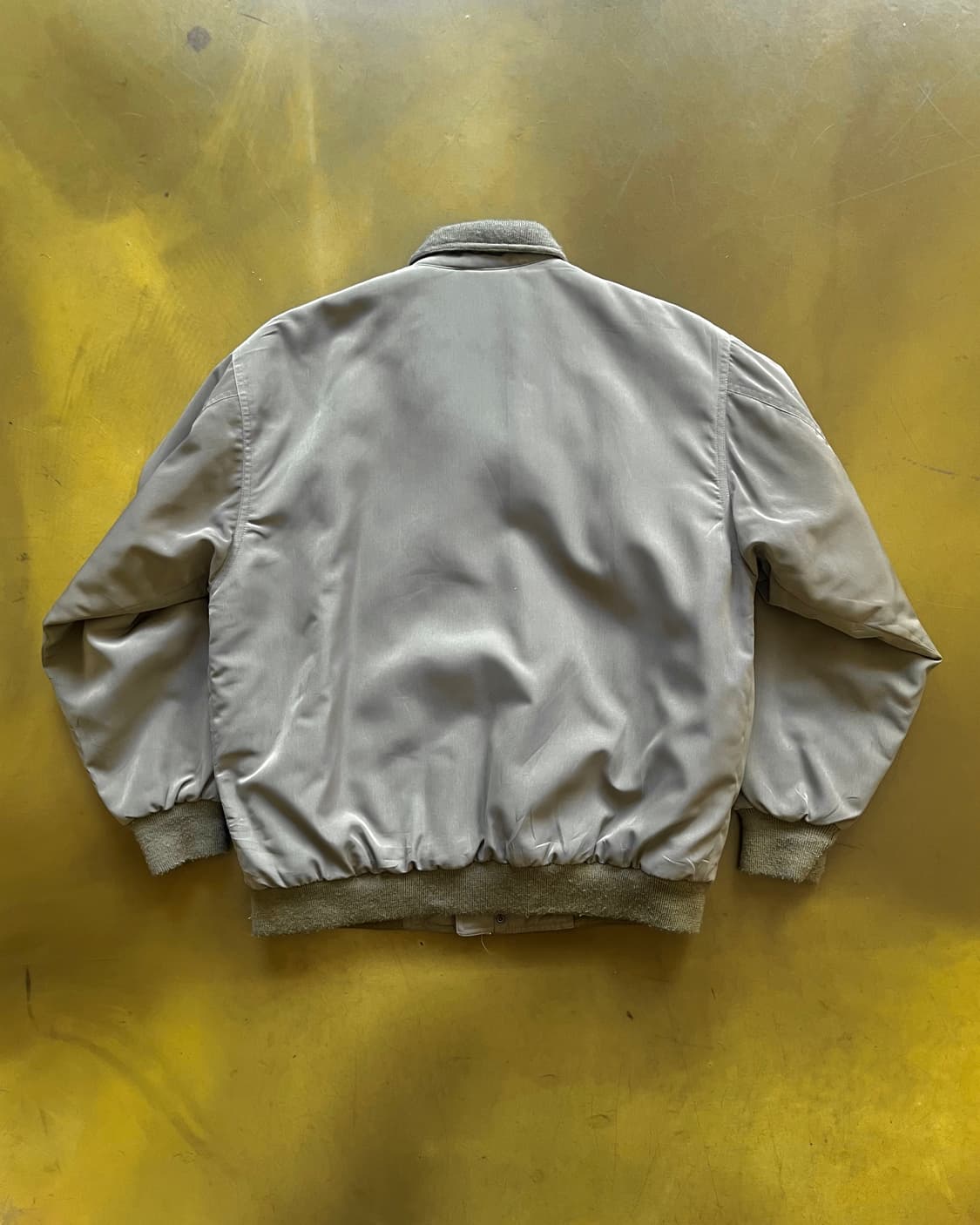 -90s Man Photo Knit Trim Bomber Jakcet 상품이미지9