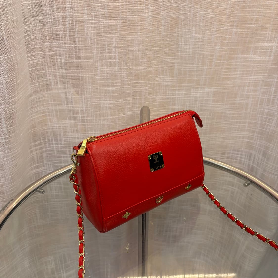 정품 MCM 금장 체인 크로스백    상품이미지3