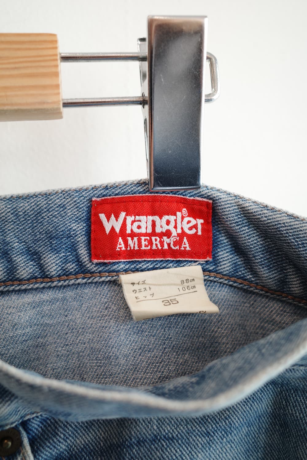 Wrangler 랭글러 연청 데님팬츠 (34인치) 상품이미지3