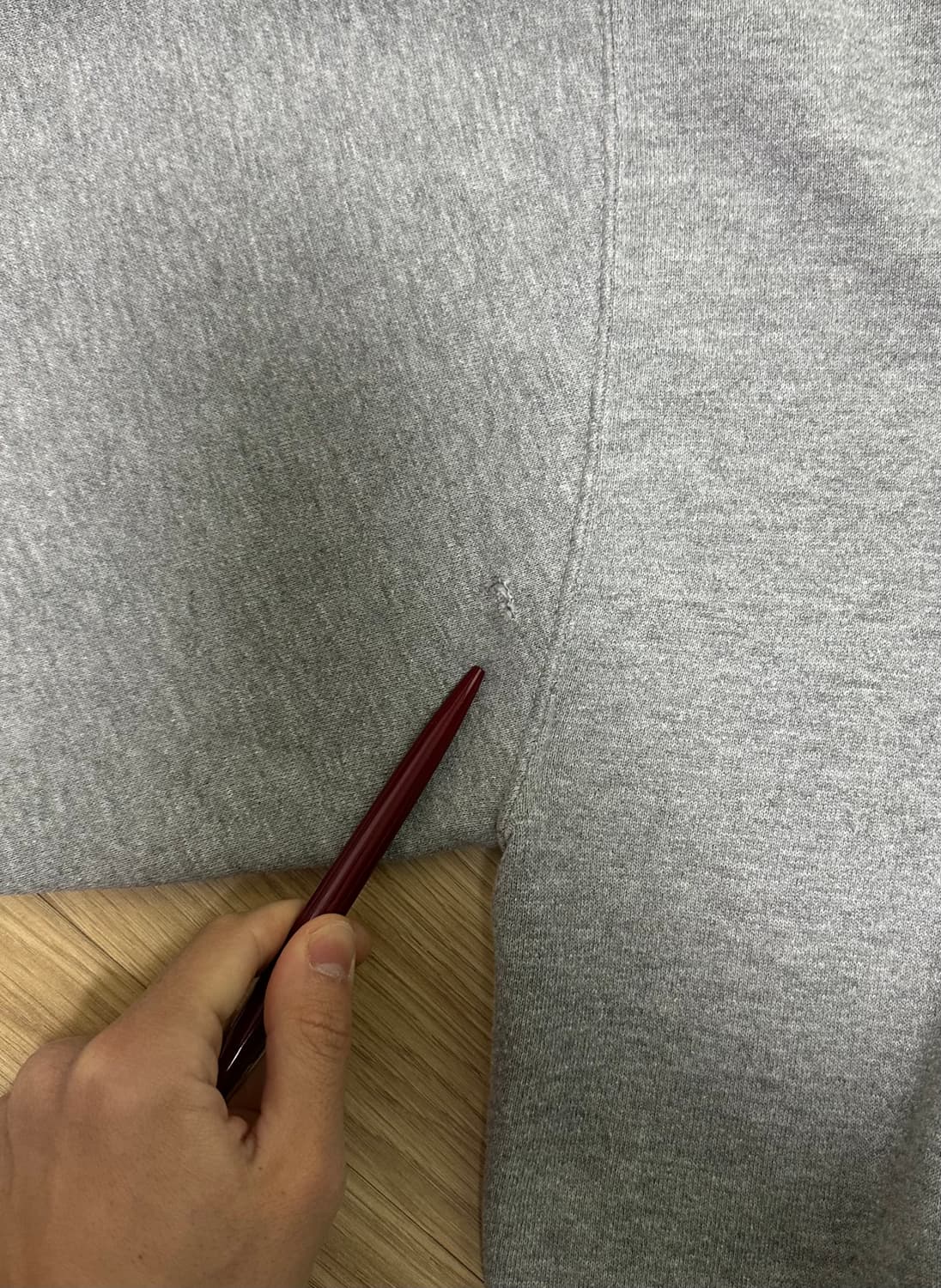 00s 빈티지 러셀 후드집업 그레이 XL 상품이미지6