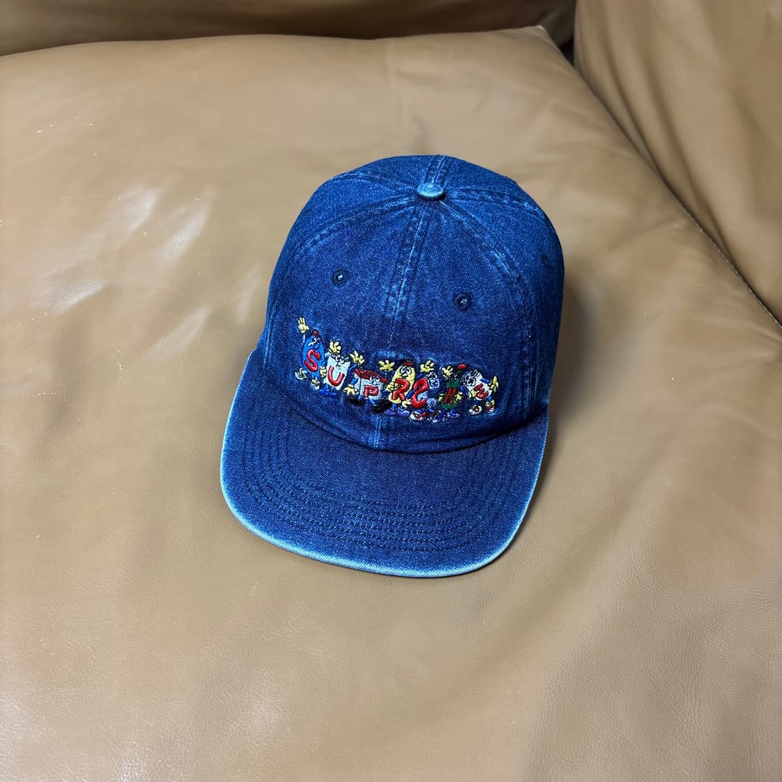 슈프림 6패널 볼캡 모자 비틀즈 프렌즈 데님 상품이미지1