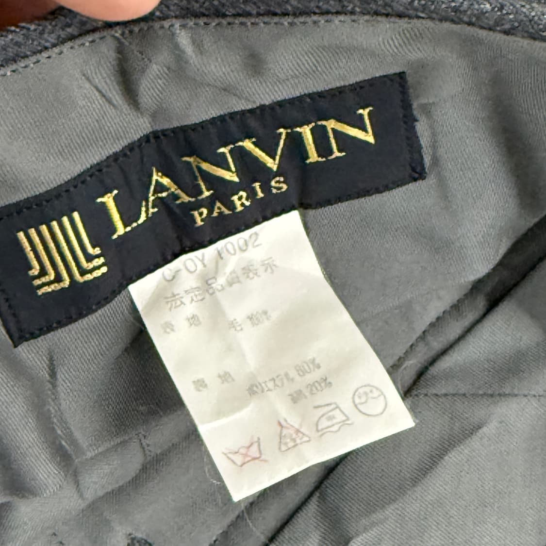 빈티지 랑방 그레이 슬랙스 상품이미지5