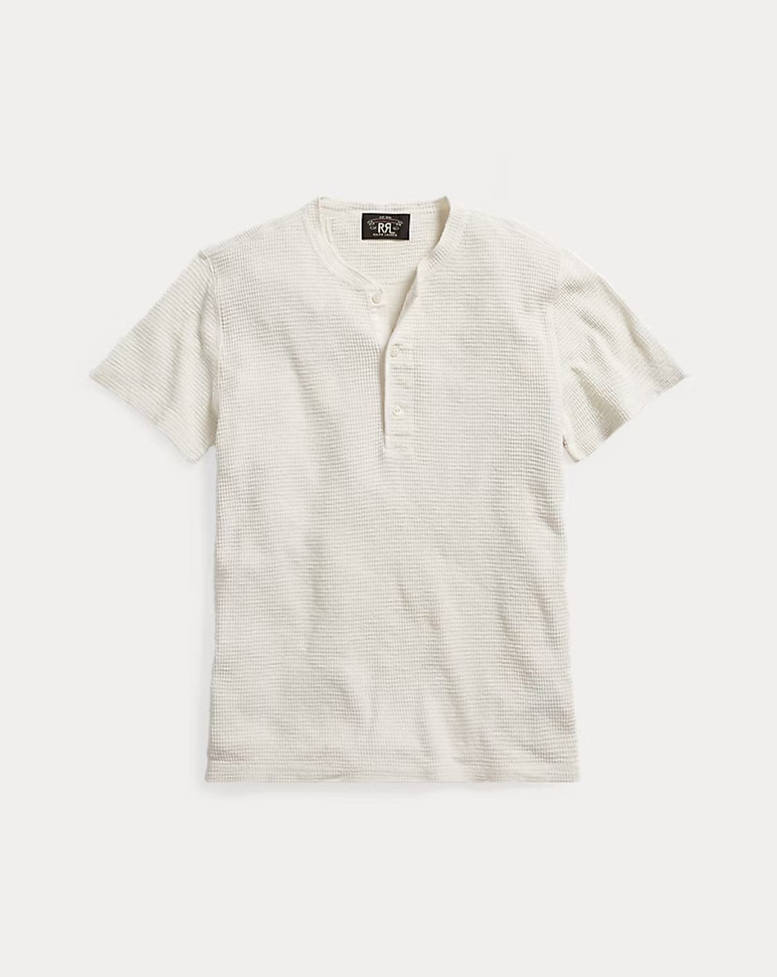 RRL 와플 니트 숏 슬리브 헨리 셔츠 상품이미지1