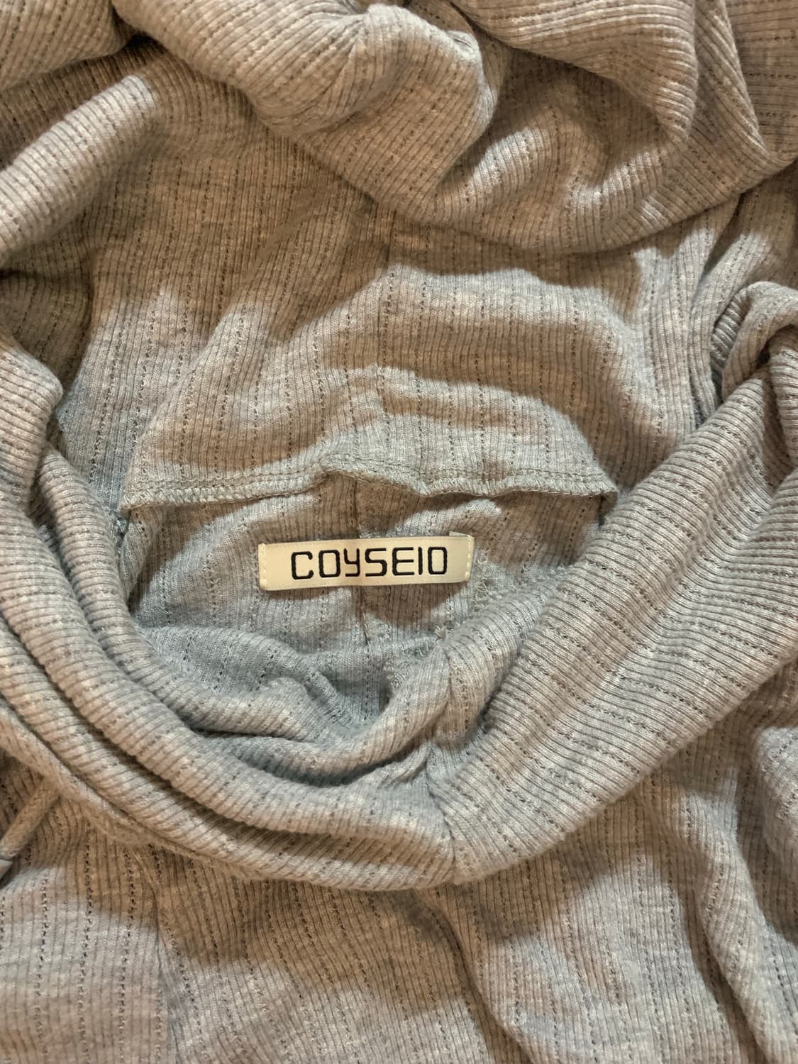 Coyseio 후크후디 맬란지 그레이 상품이미지3