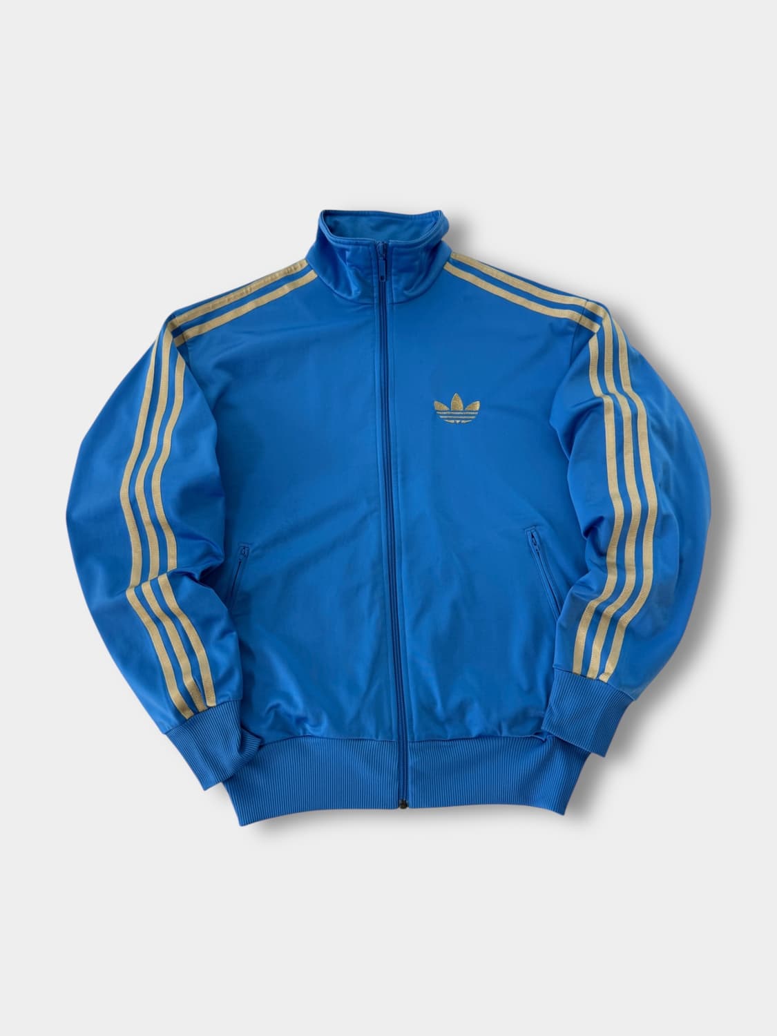 아디다스 오버핏 블루 골드 구 파이어버드 트랙 져지 상품이미지1