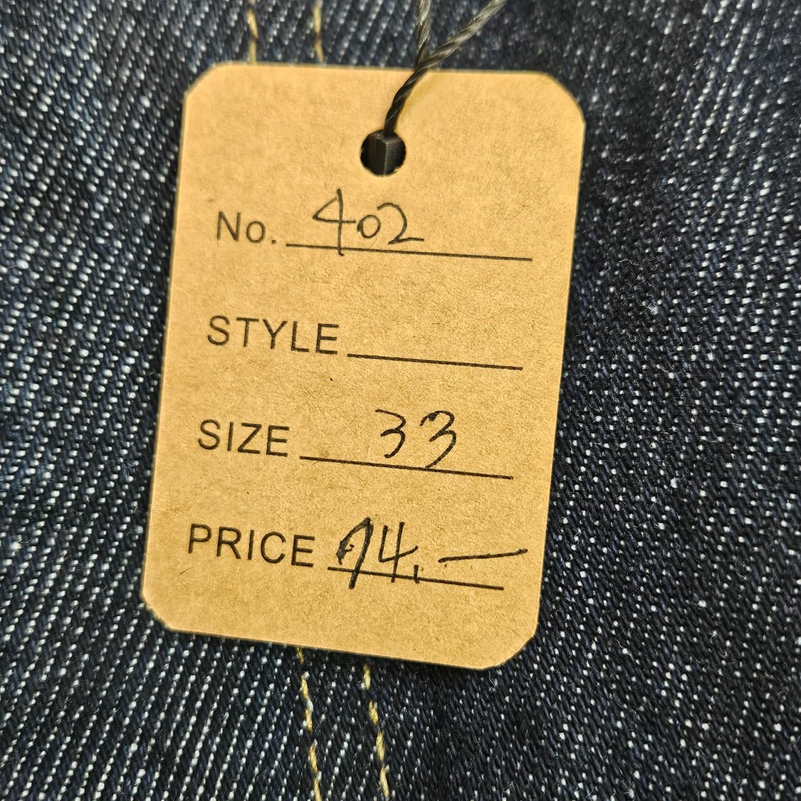 엘엘빈 릴렉스핏 데님 인디고(생지) 상품이미지8