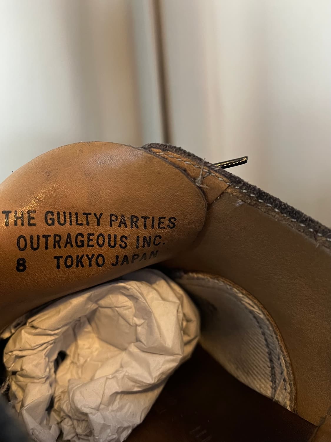 와코마리아 스웨이드 더비슈즈 상품이미지7