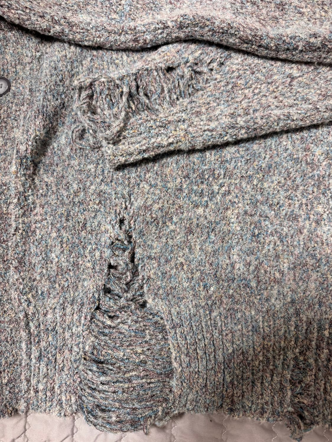 앤더슨벨 데미지 니트 M 상품이미지3