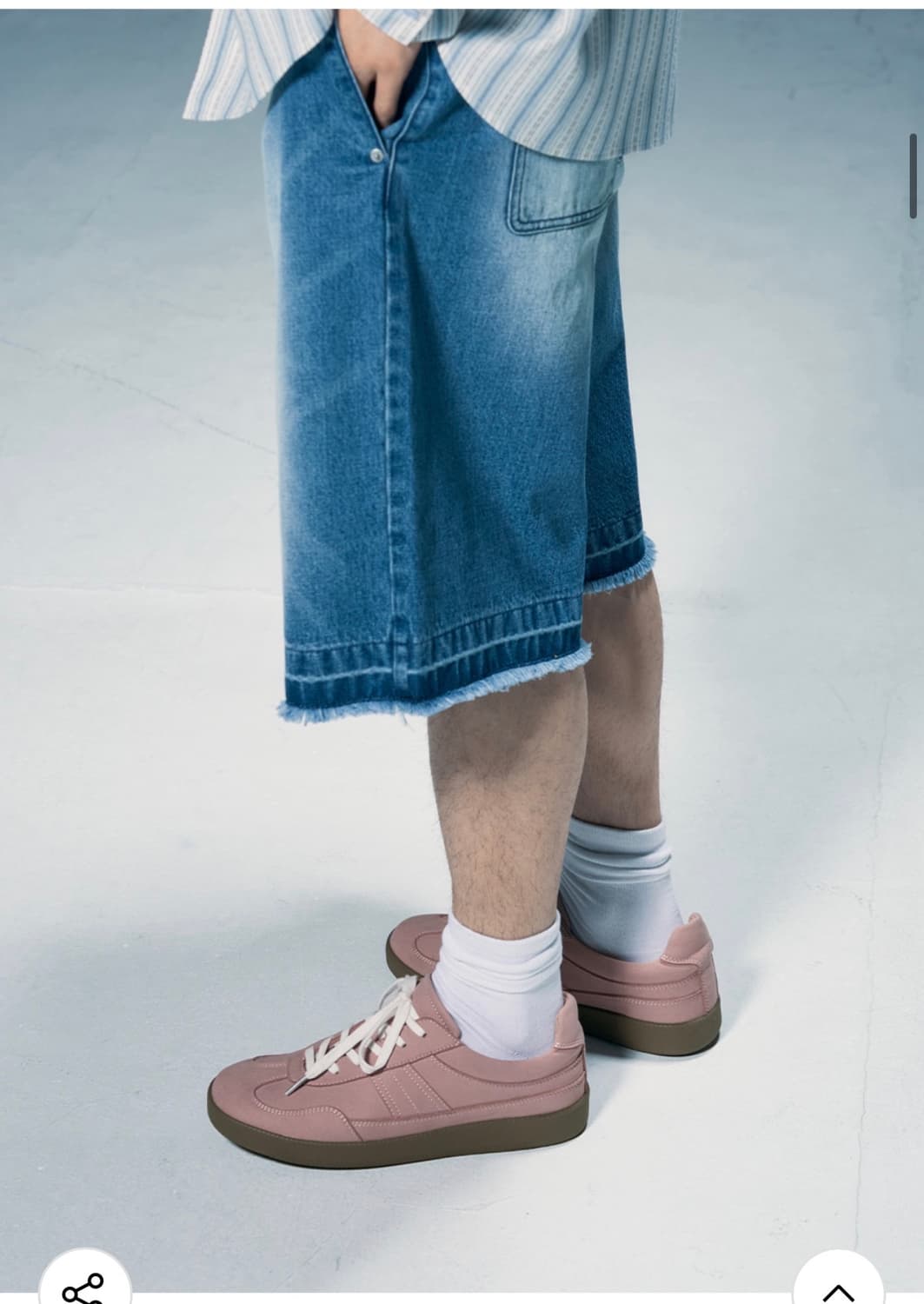 (새상품)(270)드로우핏 클라우디 스웨이드 스니커즈 DUSTY PINK 상품이미지4