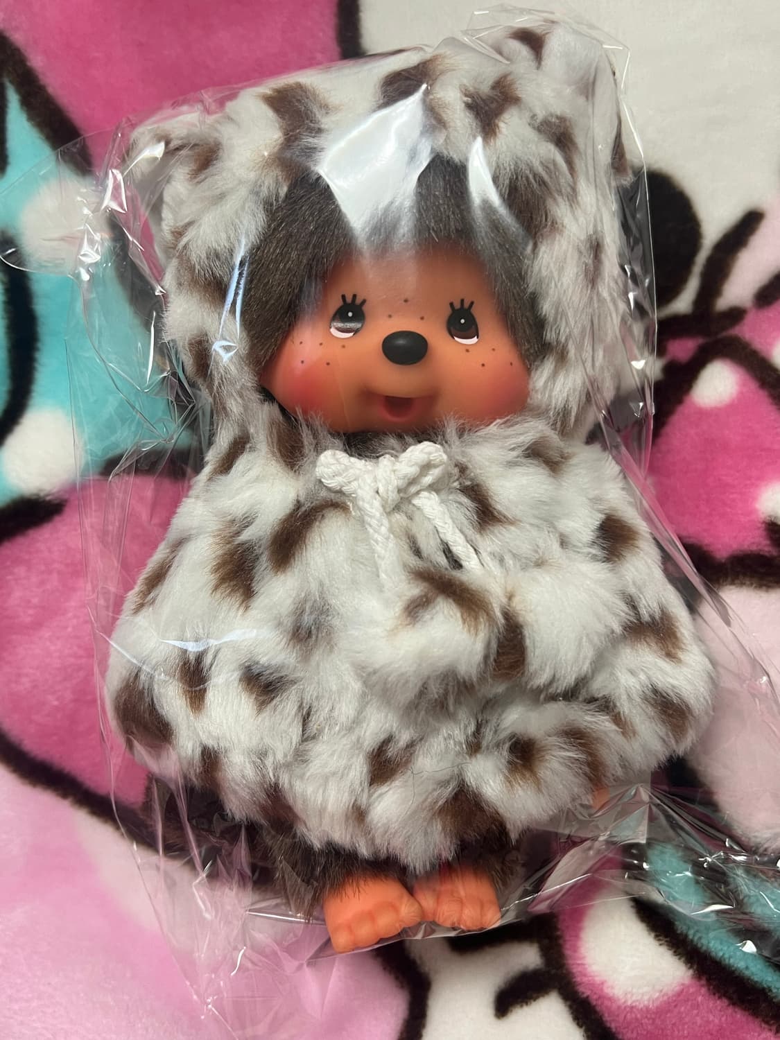 몬치치 호피 망토 화이트 상품이미지3