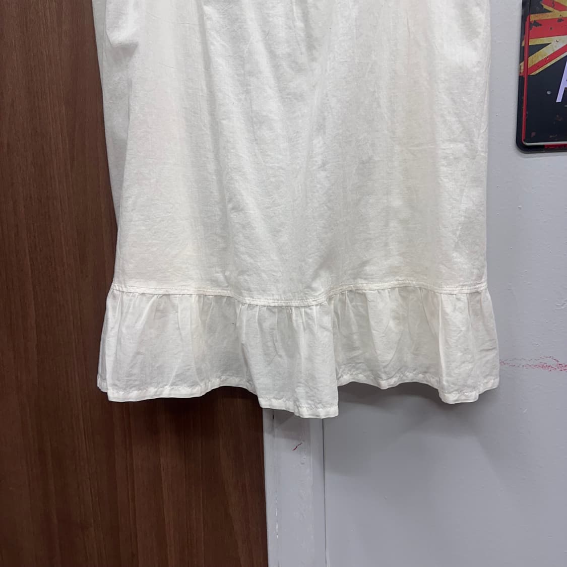 Ivory Sleeveless Frill Dress 상품이미지4
