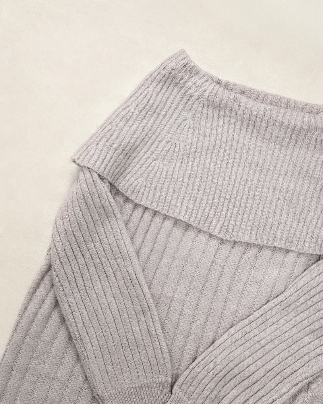 루즈핏 숄 카라 니트 미니 원피스
일본빈티지 상품이미지3