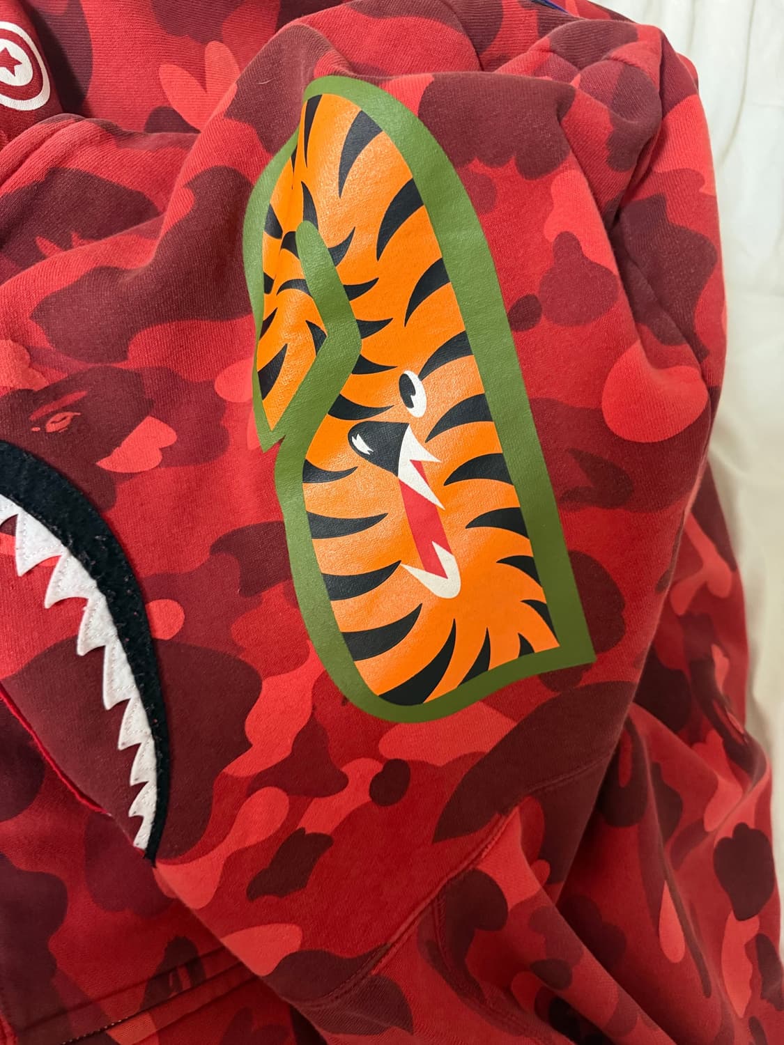 A Bathing Ape 베이프 후드집업 적계 2xl 상품이미지3