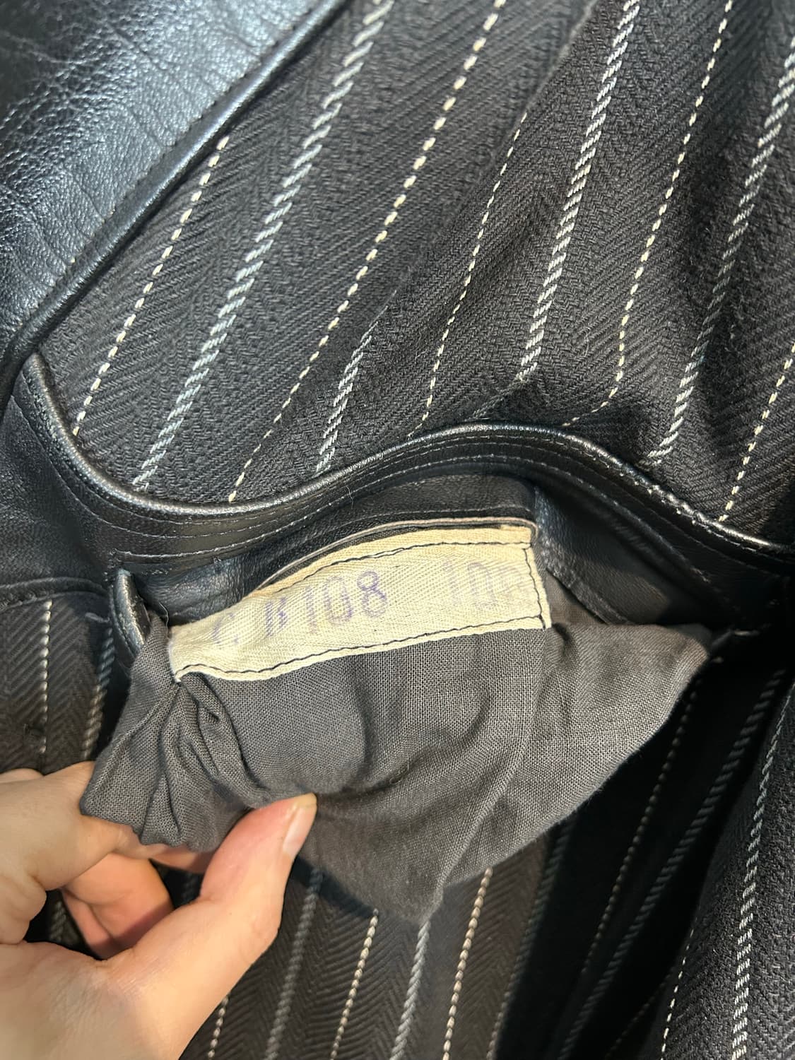 1960s french leather coat 상품이미지6