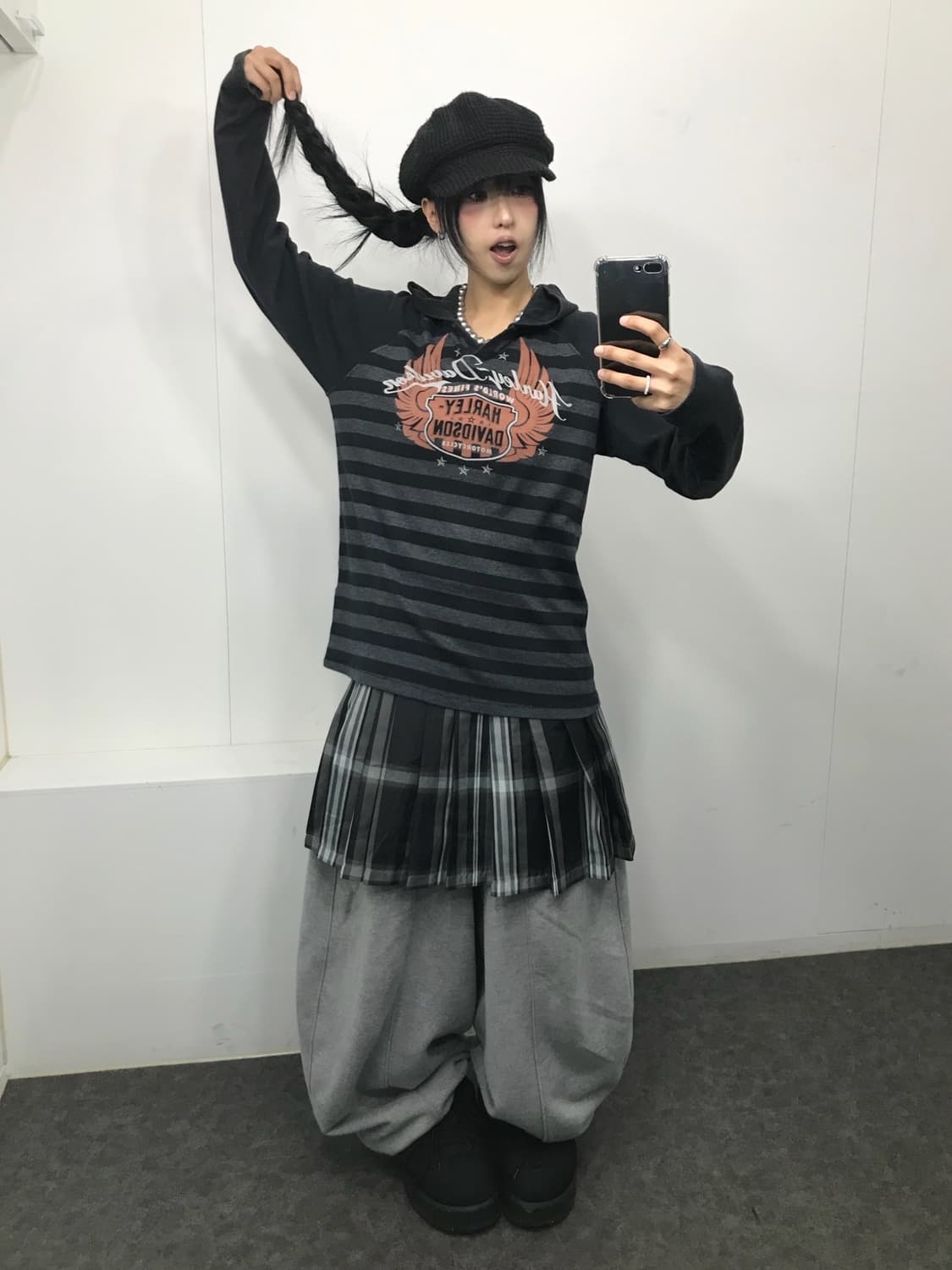 Harley-Davidson Stripe Hooded L/S 상품이미지4