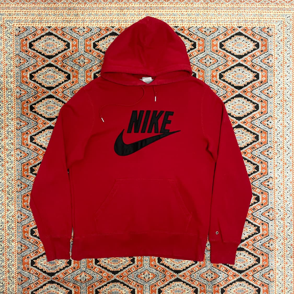나이키 스펠로고 레드 후드티셔츠 남성L 상품이미지2