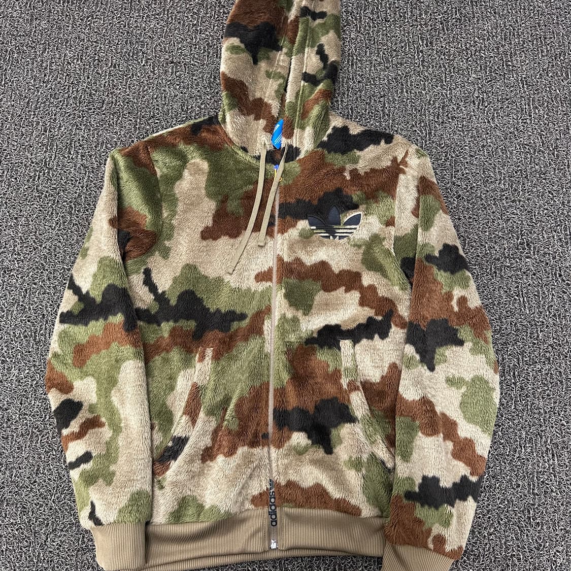 아디다스 밀리터리 카모 후리스 여성 후드집업 85(XS) 상품이미지1