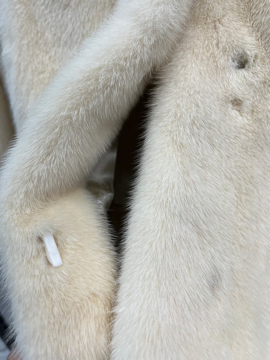 여) 동우모피 크림 후디 밍크자켓 상품이미지4