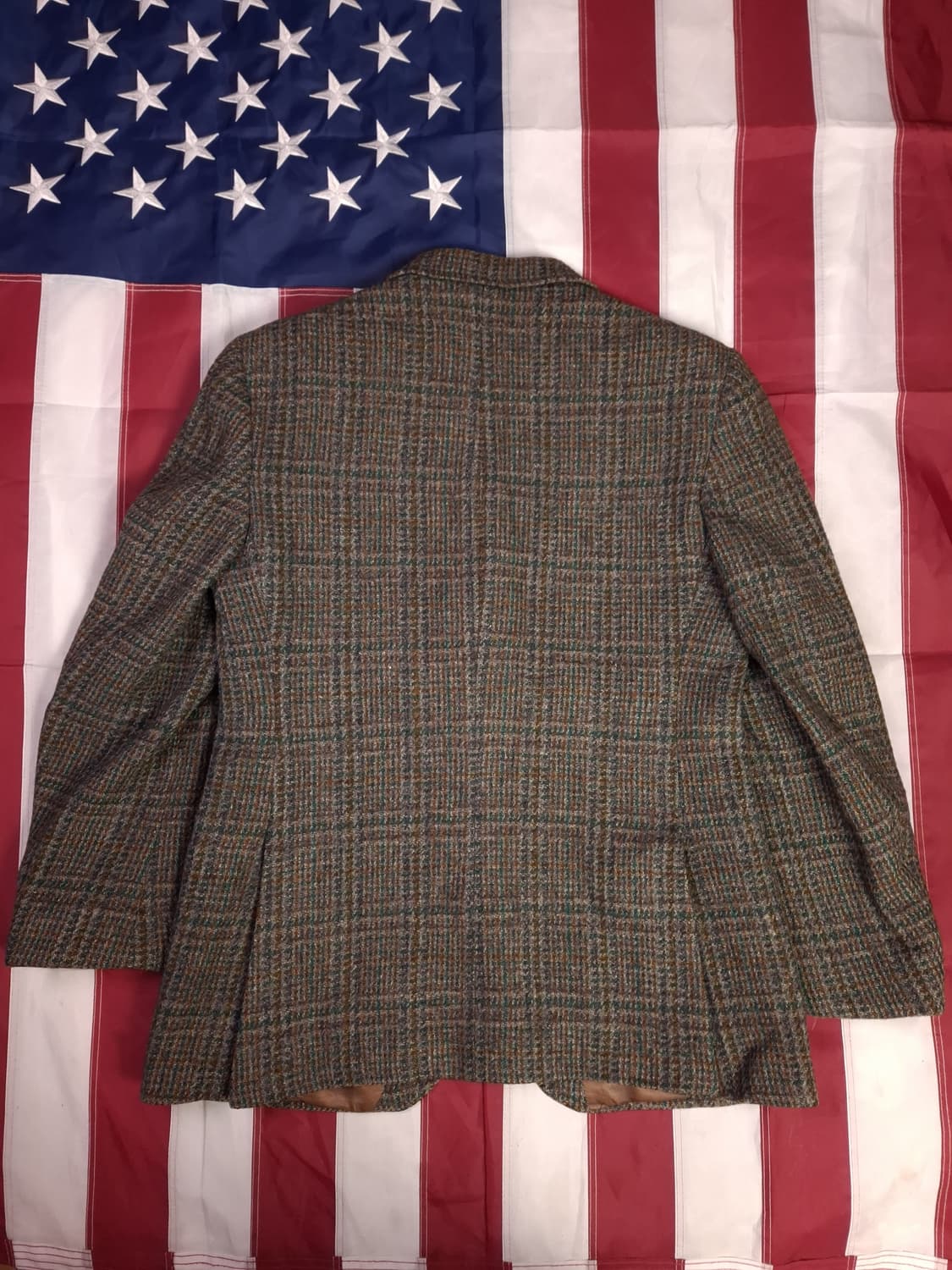 90's 일본판 해리스트위드 3버튼 블레이져 상품이미지8