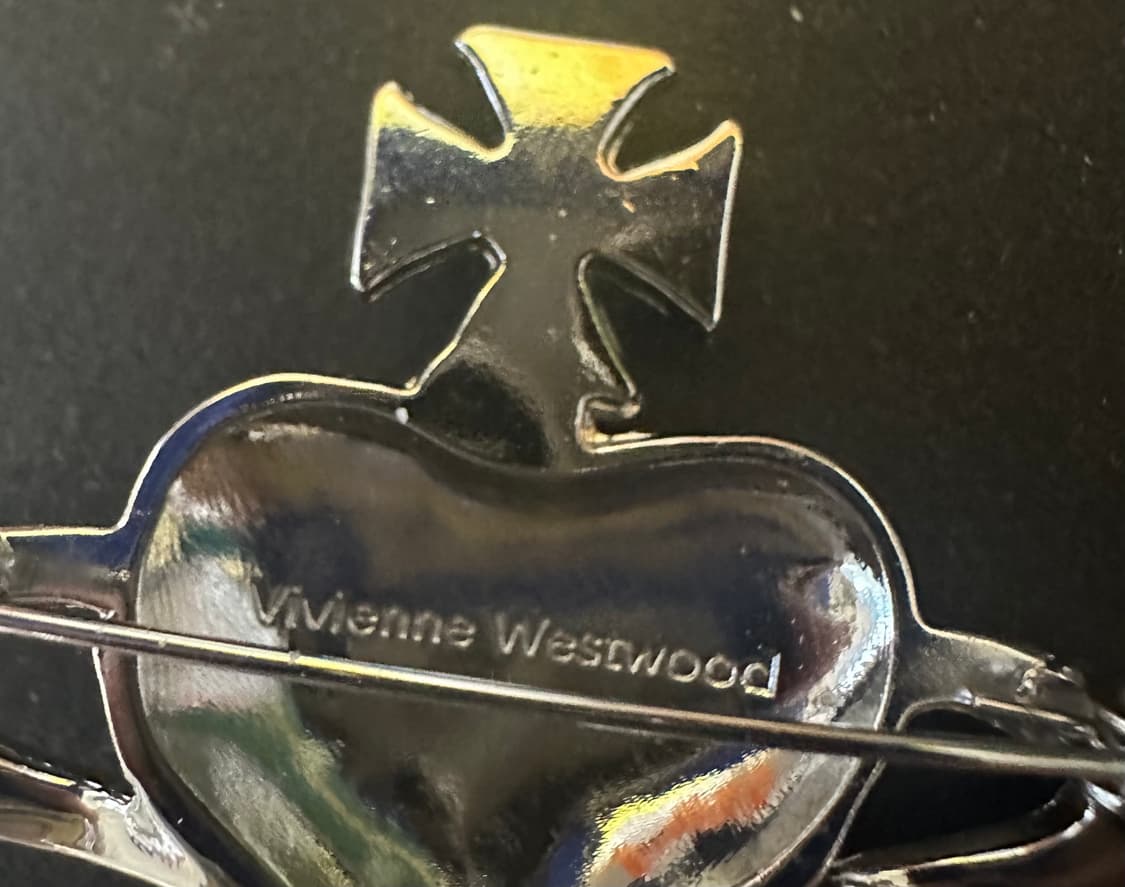 비비안웨스트우드 ORB 브로치 실버 상품이미지3