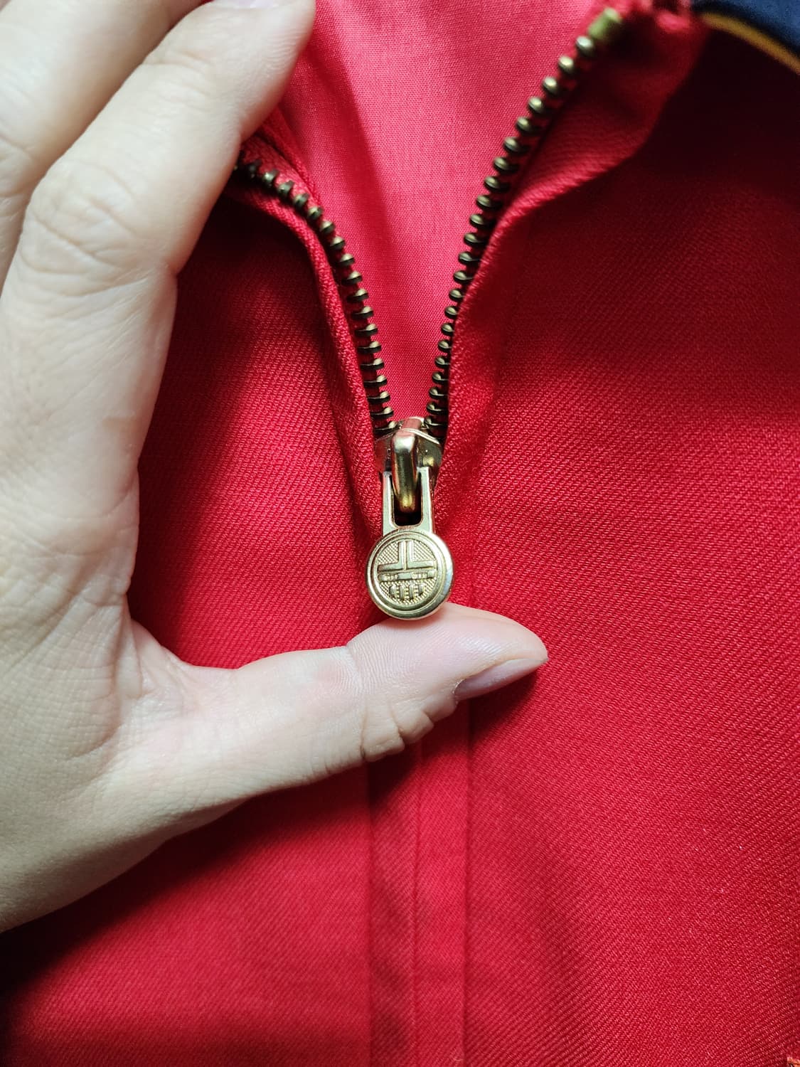 90s Antigua 컬러블록 스윙톱 자켓 상품이미지5