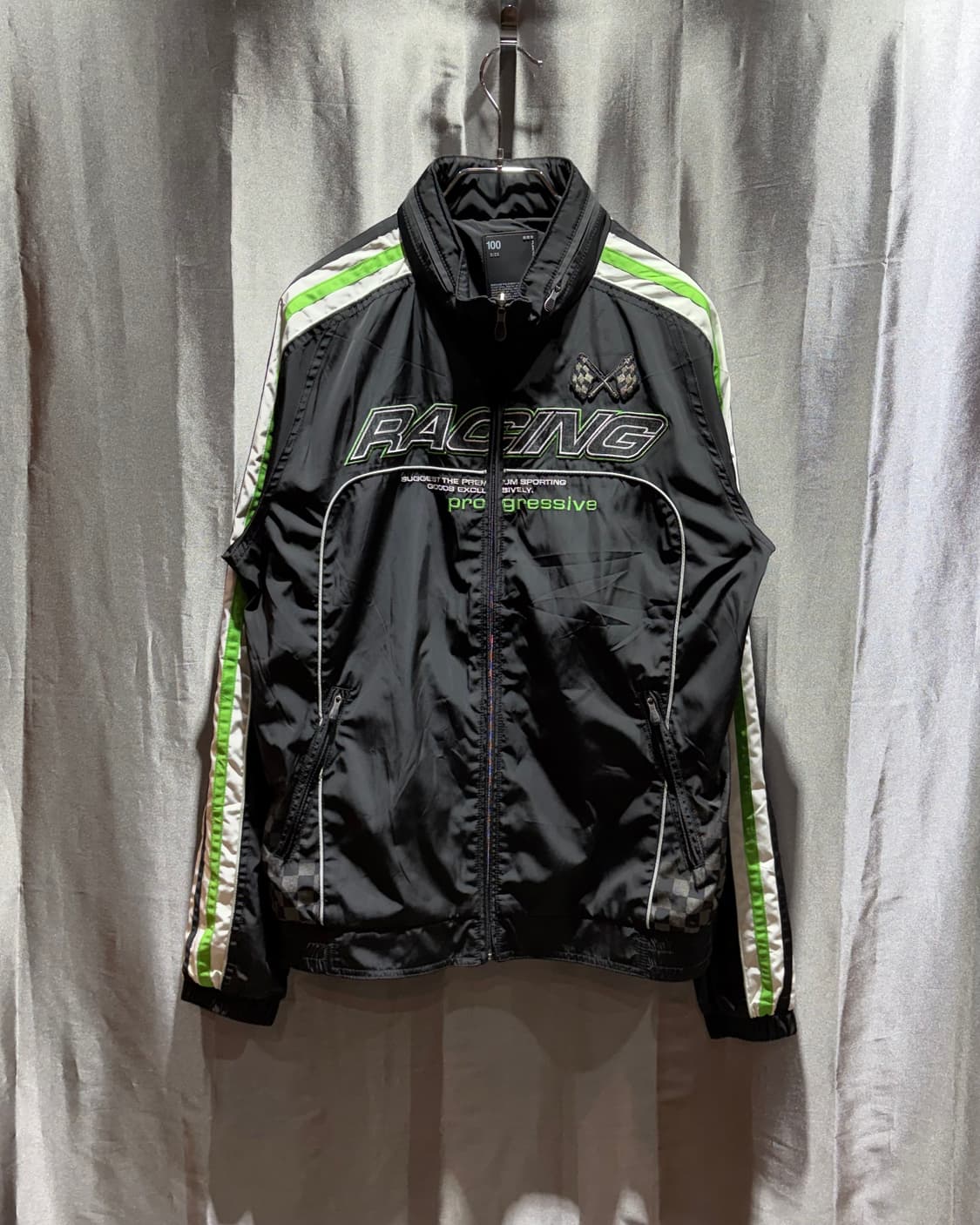 L EXR 이엑스알 레이싱 디테일 나일론 자켓 상품이미지3