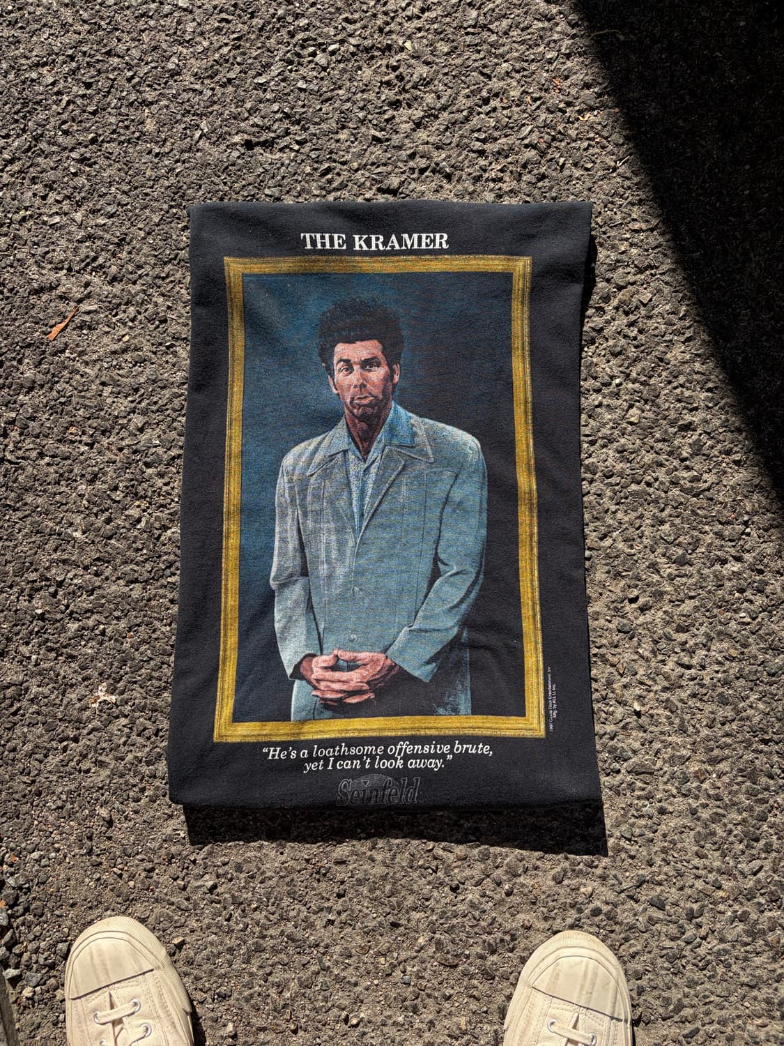 90‘s Seinfeld Cosmo Kramer print faded T 상품이미지3