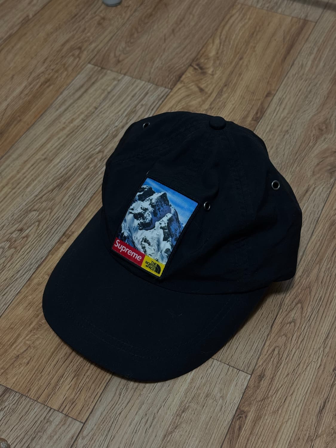 슈프림 노스페이스 설산 6패널 볼캡 블랙 상품이미지1