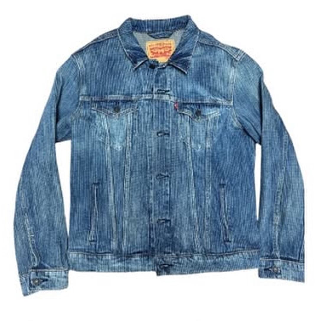 (삽니다)리바이스 nwt railroad 스트라이프 데님 트러커 자켓 상품이미지2