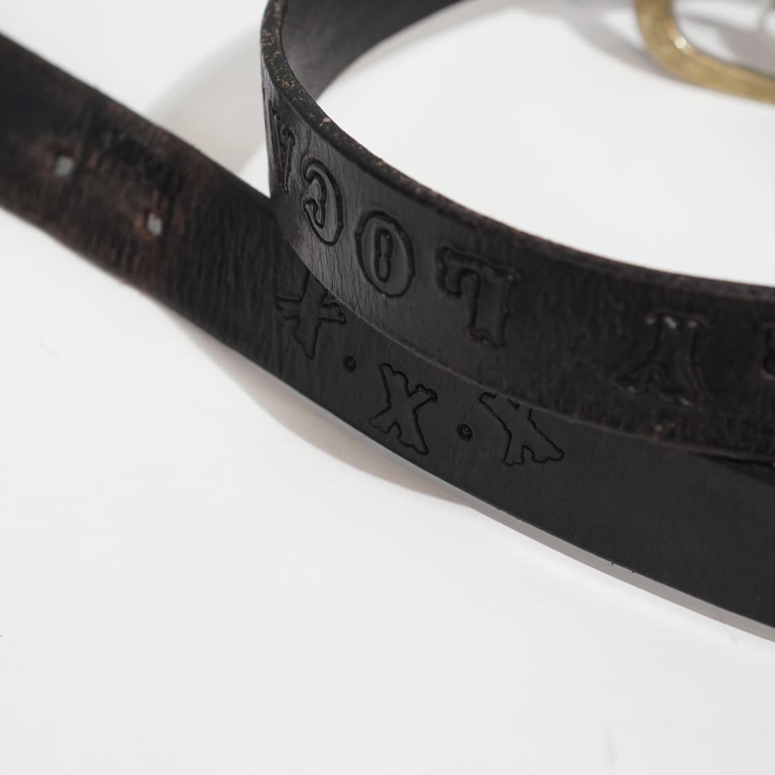 Noone 빈티지 레더 벨트 상품이미지6