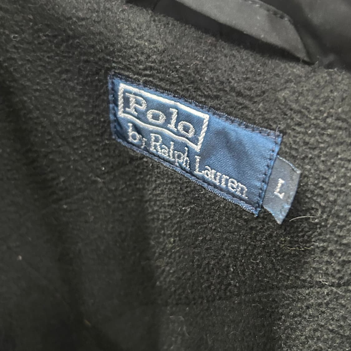 L 폴로랄프로렌 내장후드 블랙 폴리쉘 페리 자켓 상품이미지4