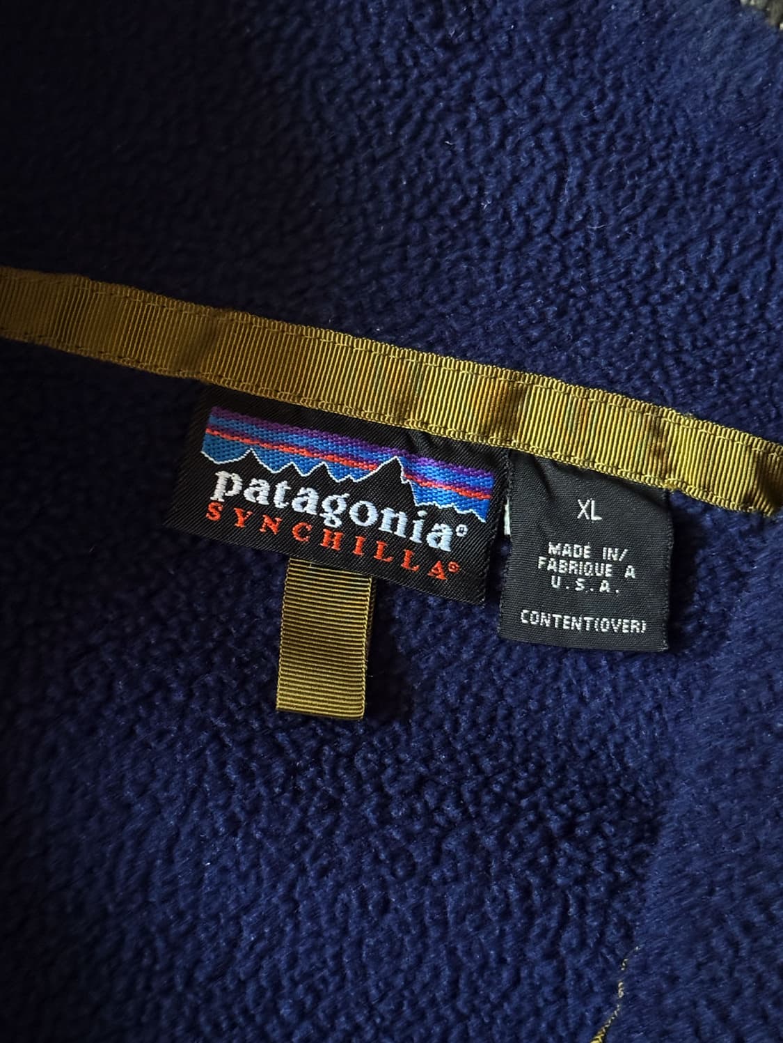 90s USA 파타고니아 신칠라 플리스 집업 자켓 (105-110) 상품이미지3
