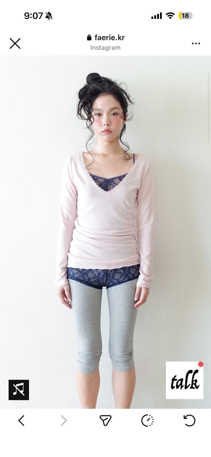샵페어리 iris long top pink 상품이미지1
