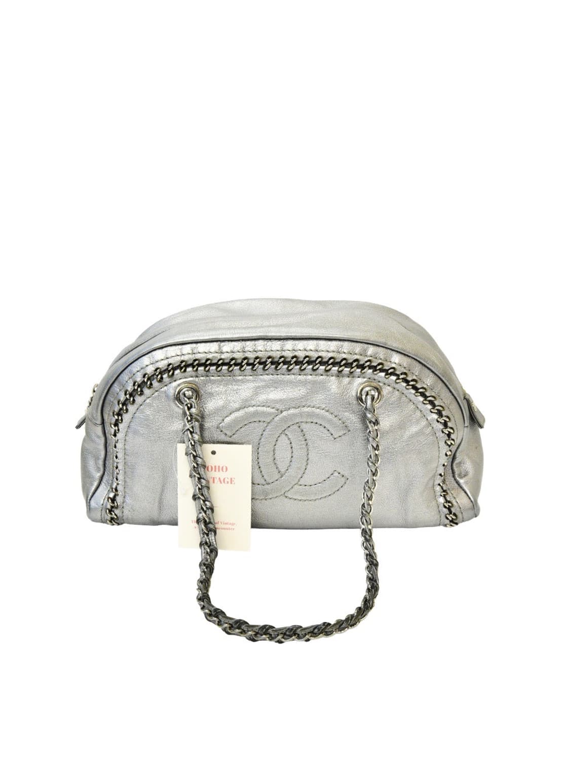 샤넬 실버 럭스 바이 볼링백 (정품) 상품이미지2