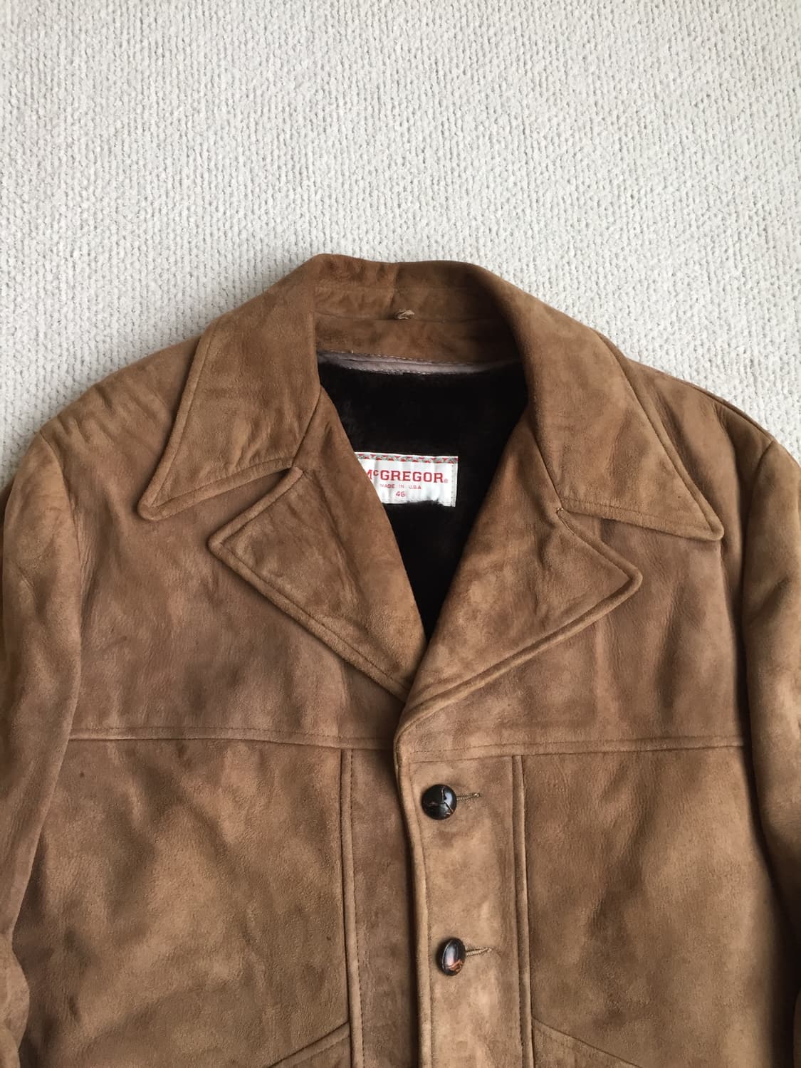 70‘s McGREGOR 맥그리거 디어스킨 스웨이드 카코트 상품이미지2