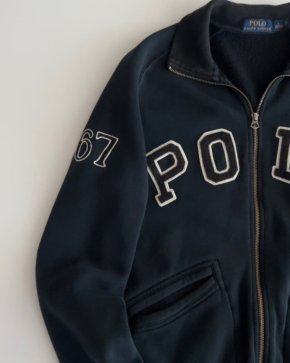 폴로 랄프로렌 POLO 스펠아웃 집업 자켓 S 상품이미지4